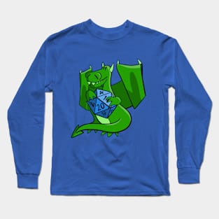 Dragon with D20 Long Sleeve T-Shirt